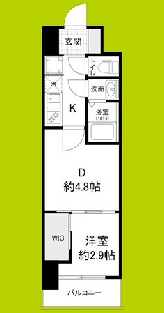 セレニテ難波グランデシュッドの物件間取画像